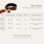 Texture and finish of Amora handcrafted beadwork dog collar